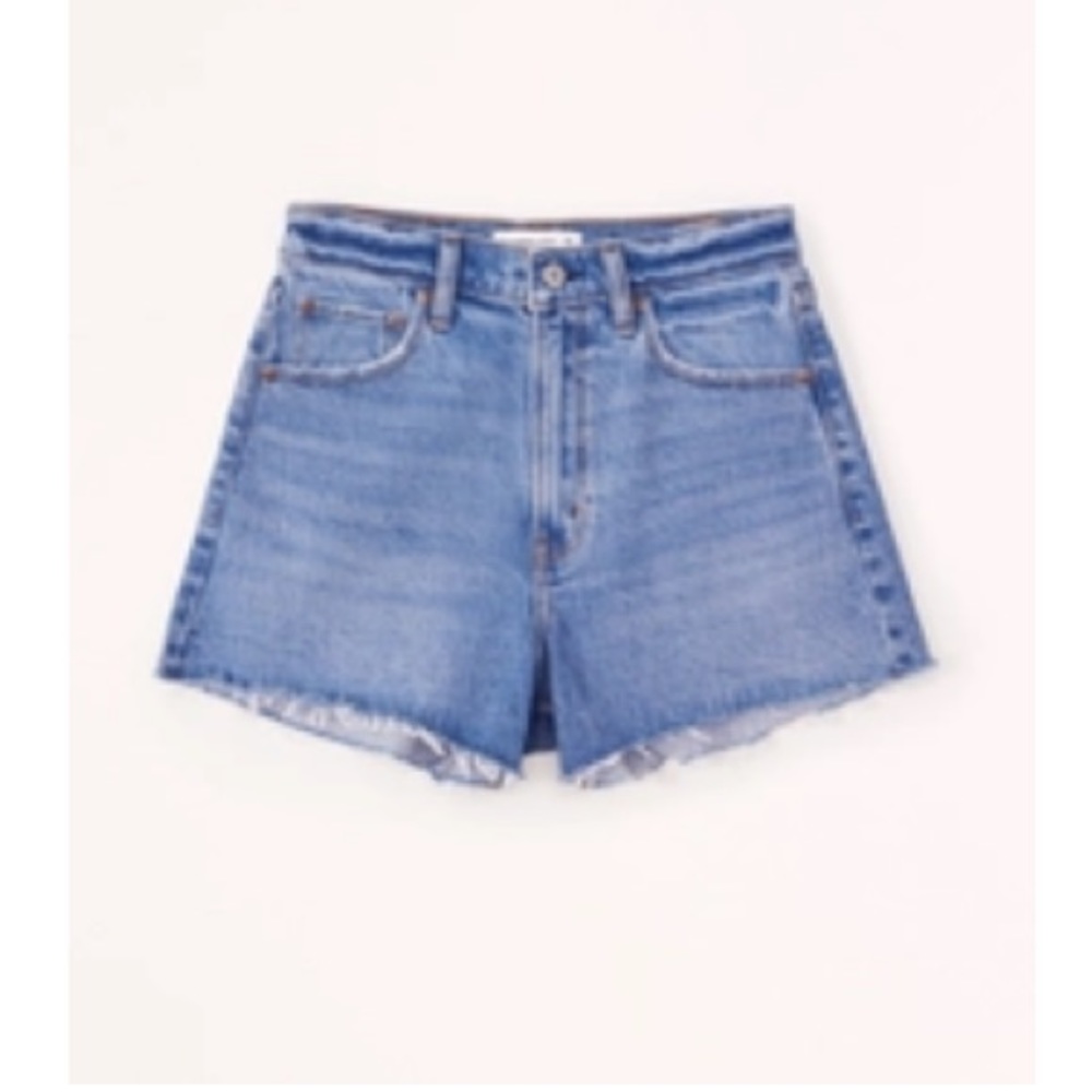 Abercrombie High Rise 90s Cutoff Short